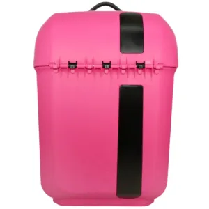 Rolo Xl School Trolley Bag   Free Dividers Pink & Black