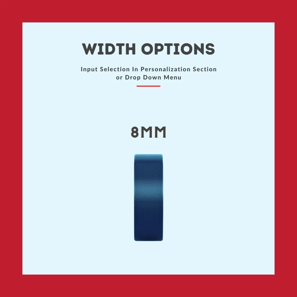 ROUGE | Multi Color Wood, Blue Tungsten Ring, Brushed, Flat