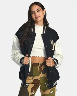 RVCA Womens Packin Letterman Jacket