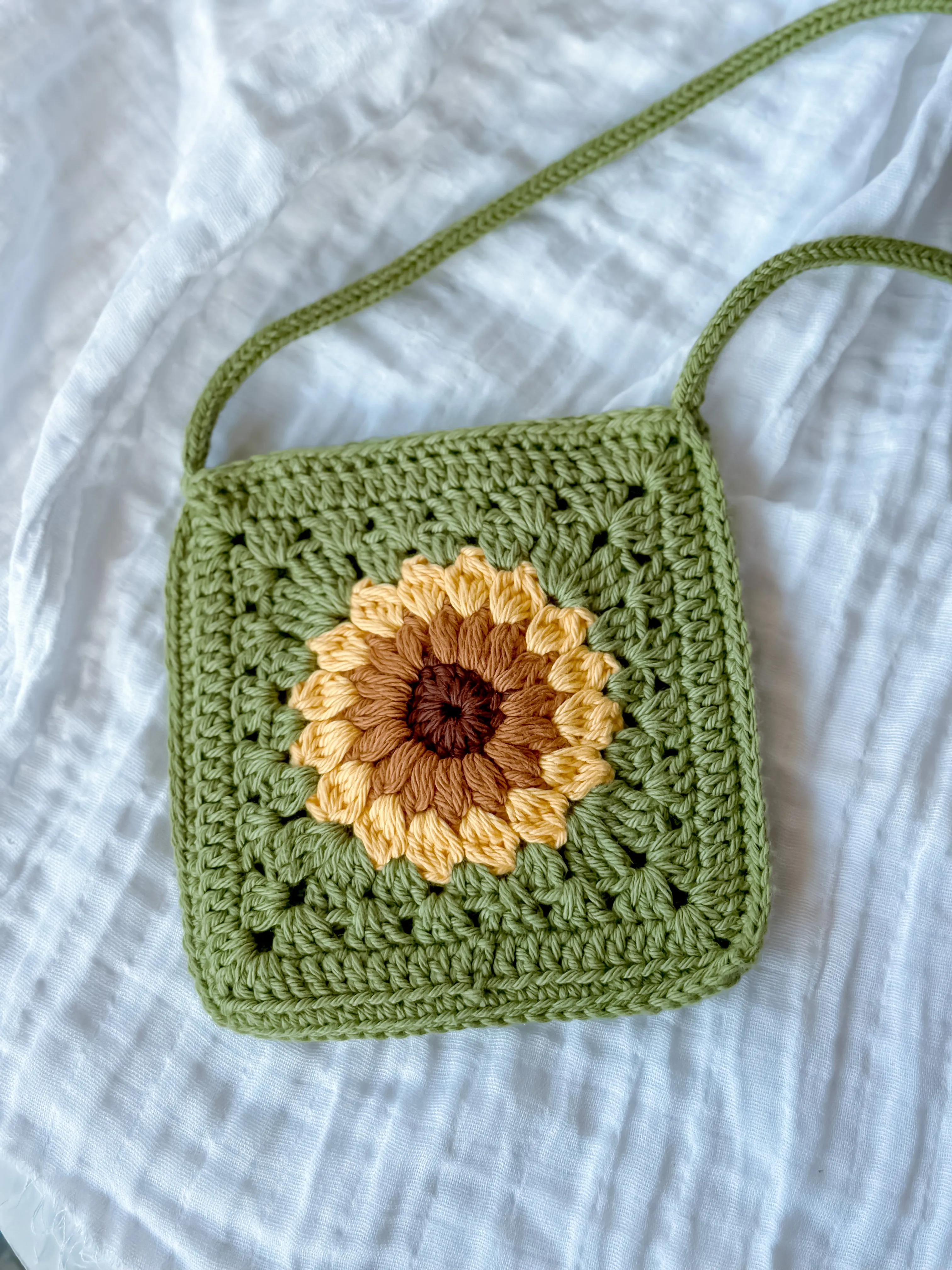 Sage Sunflower Bag