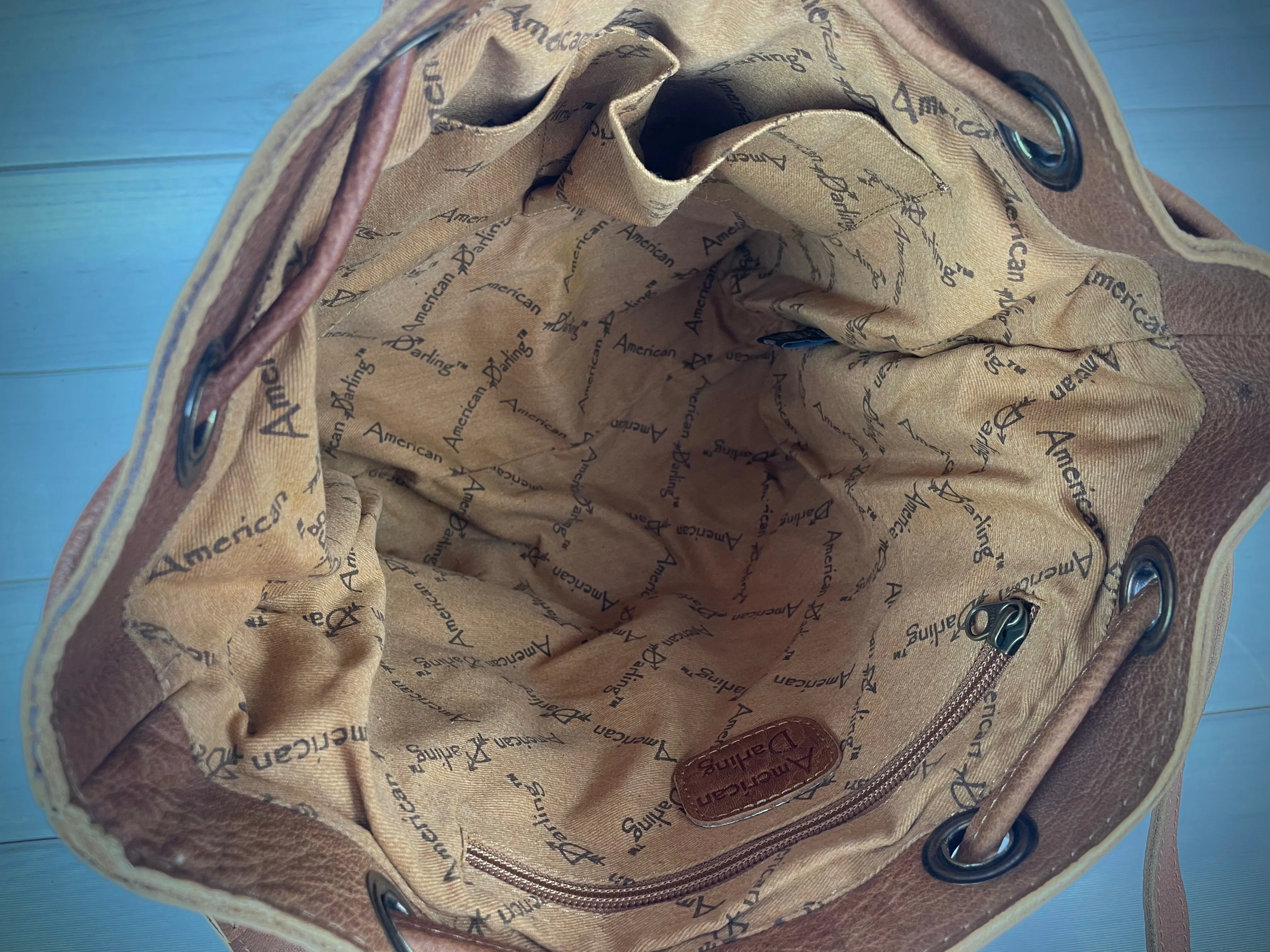 SALE! Churro Arrow Convertible Leather Wool Crossbody Backpack Bucket Bag
