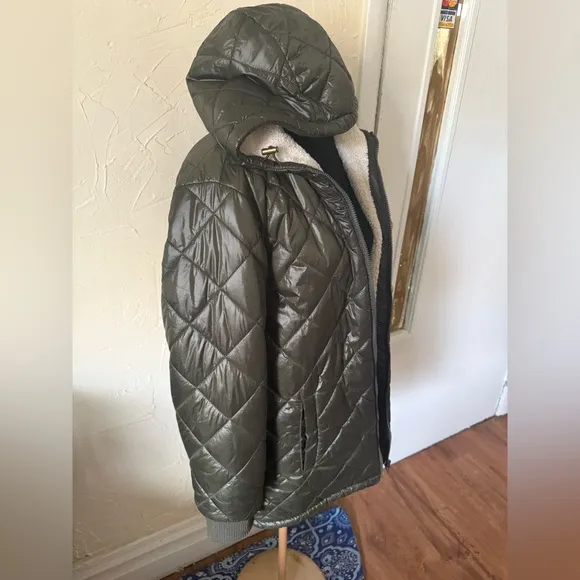 Sanctuary Reversible Quilted Teddy Jacket