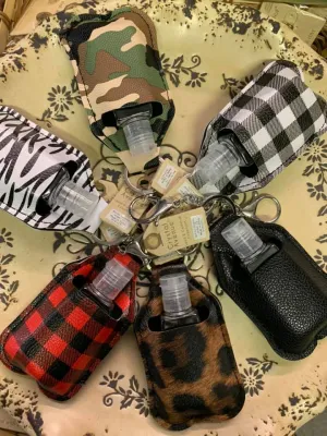 Sanitizer Keychain || Black