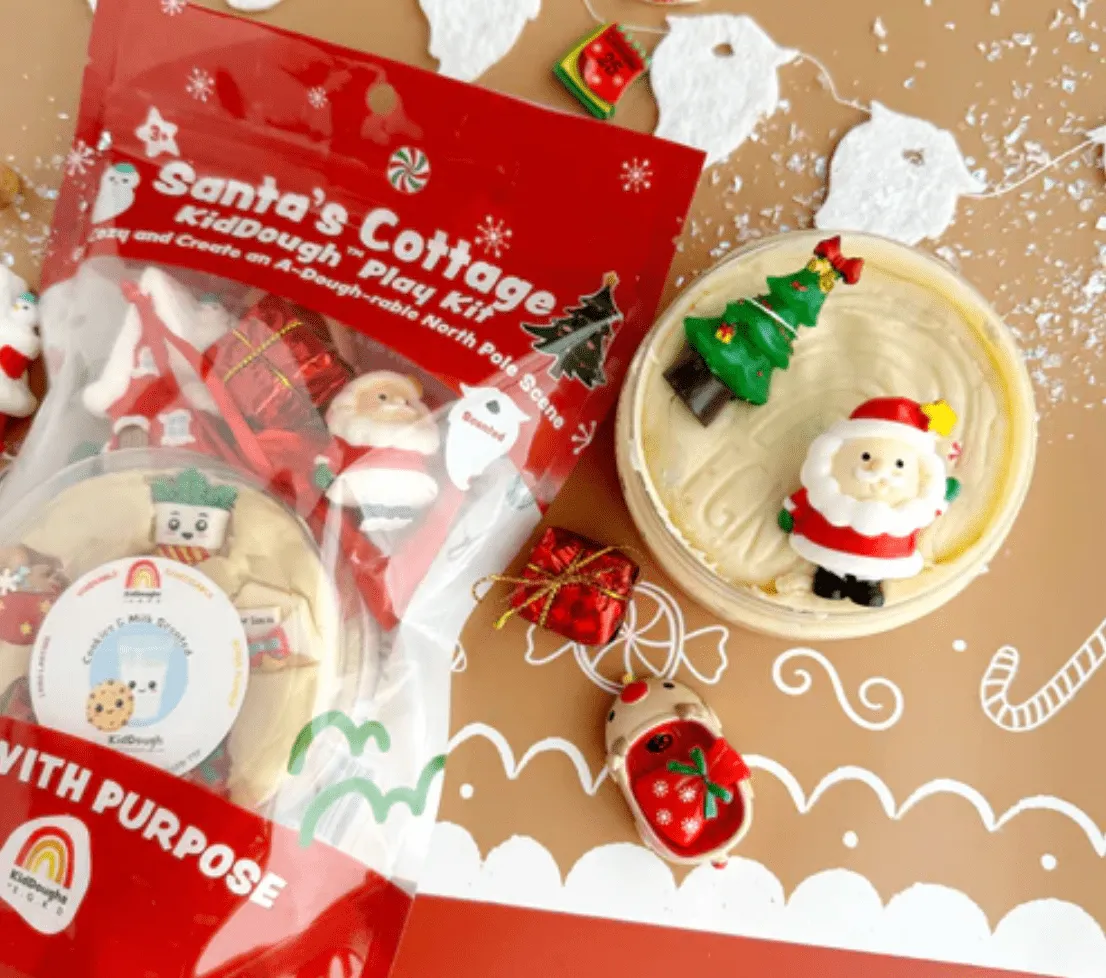Santa's Cottage (Milk & Cookies) KidDough Play Kit