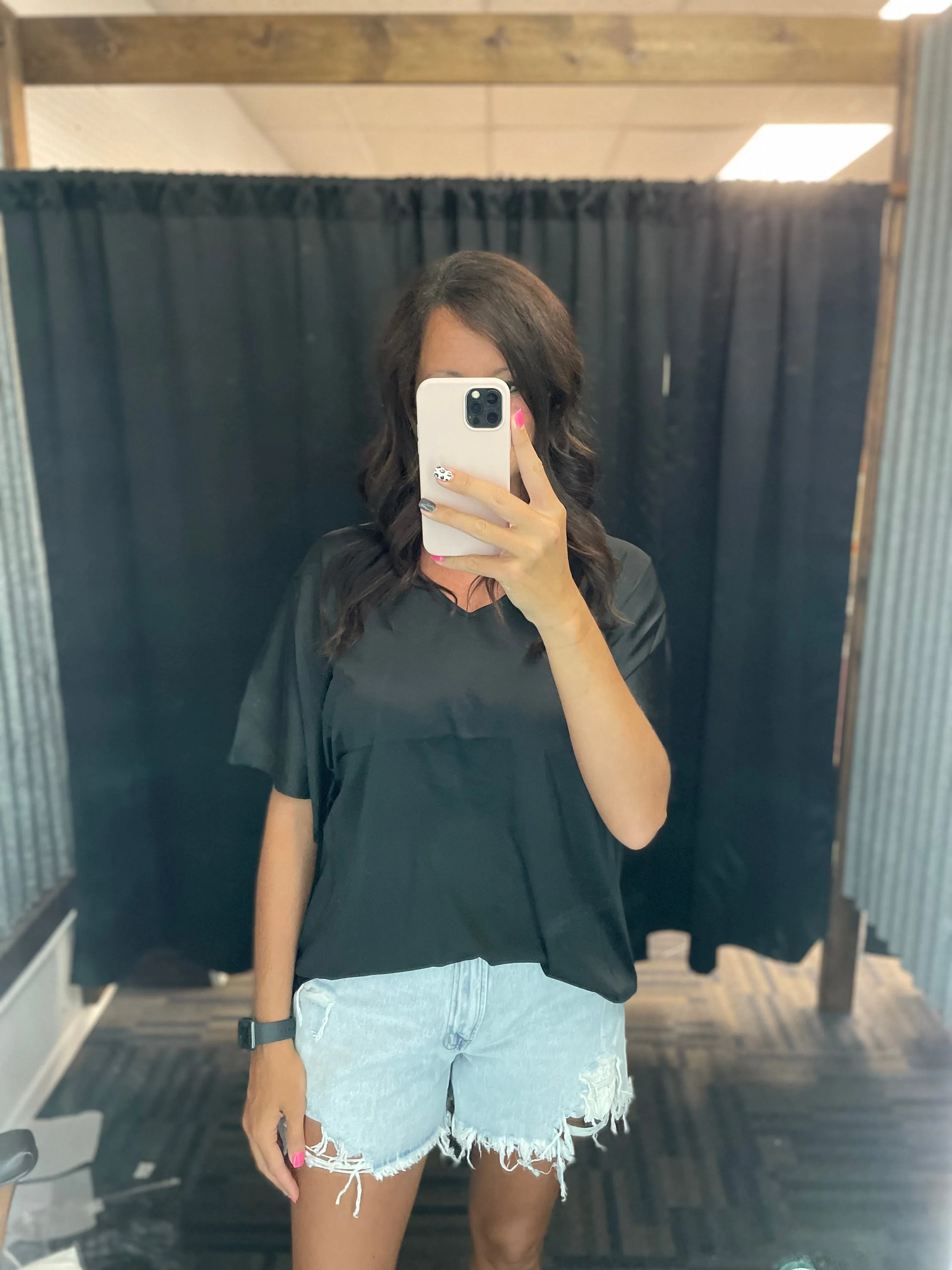 Satin Dreams Flowy Top