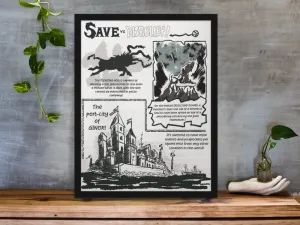 Save VS Disbelief 3 Gallery Canvas Art Print