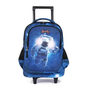 Seastig Blue Cosmonaut 18 inch Rolling Backpack
