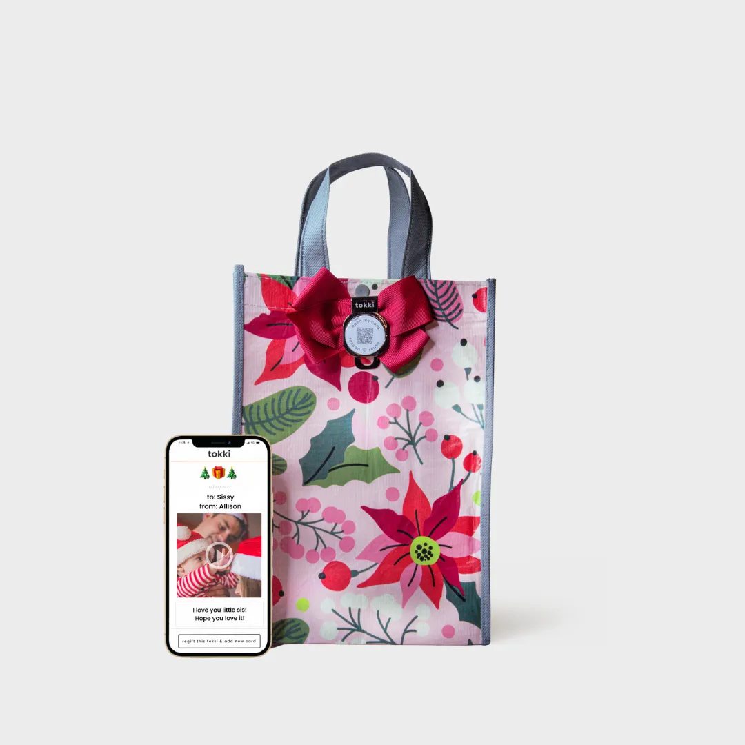 Shine | Large | Reusable Gift Bag   QR Greeting Card