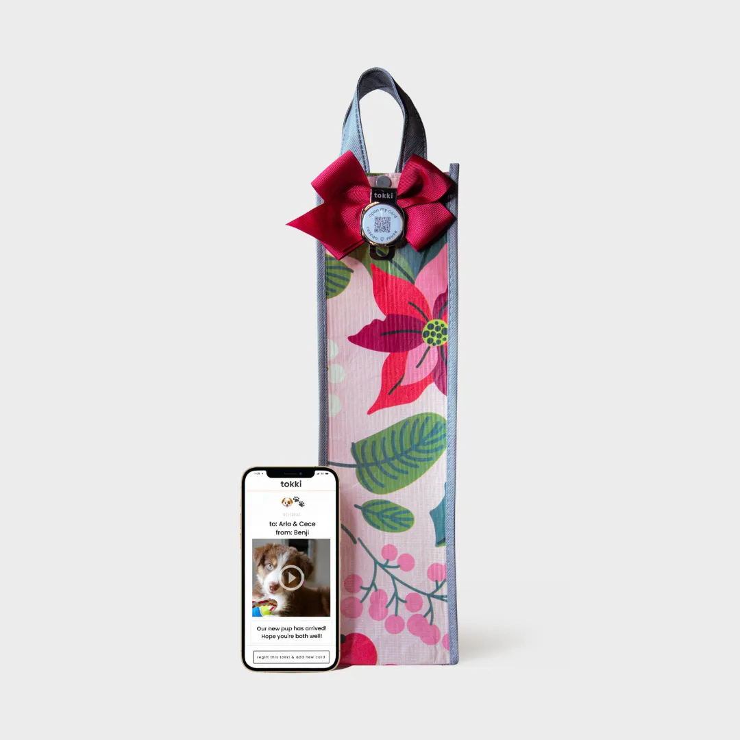 Shine | Large | Reusable Gift Bag   QR Greeting Card