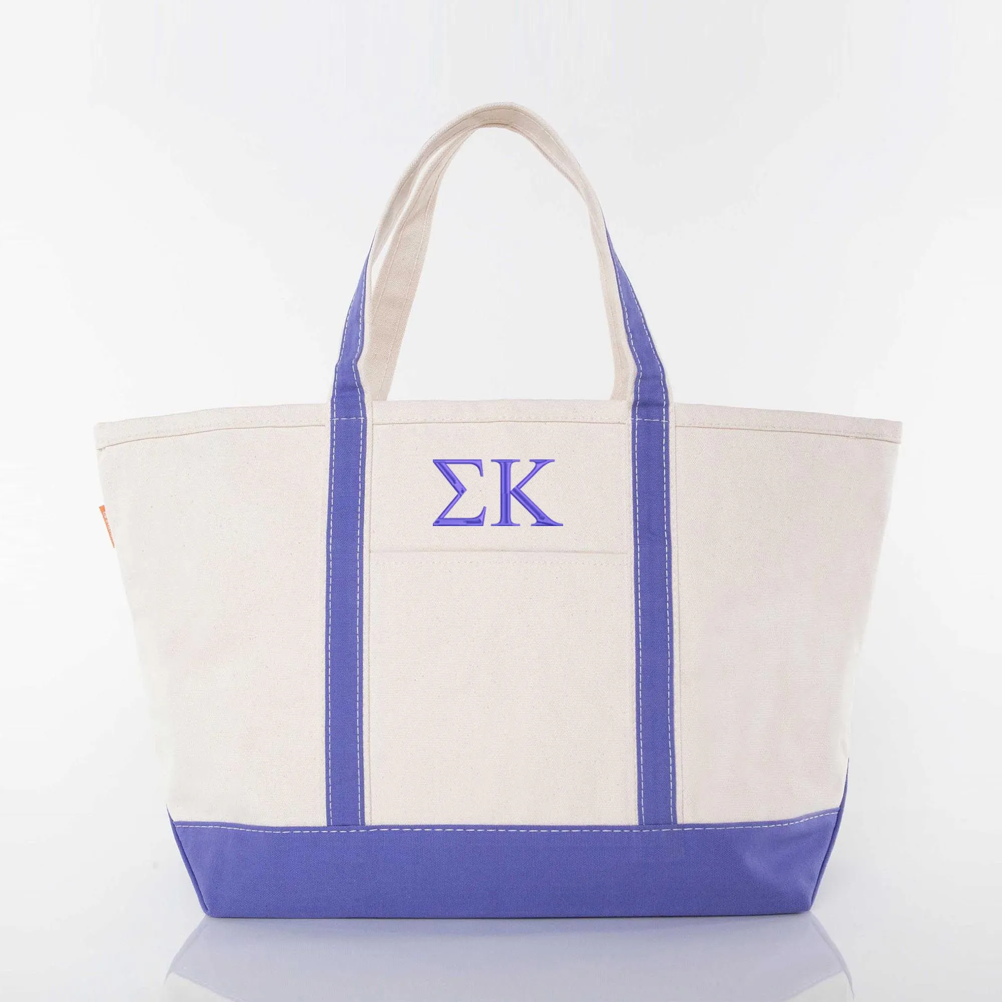 Sigma Kappa Large Canvas Tote Bag
