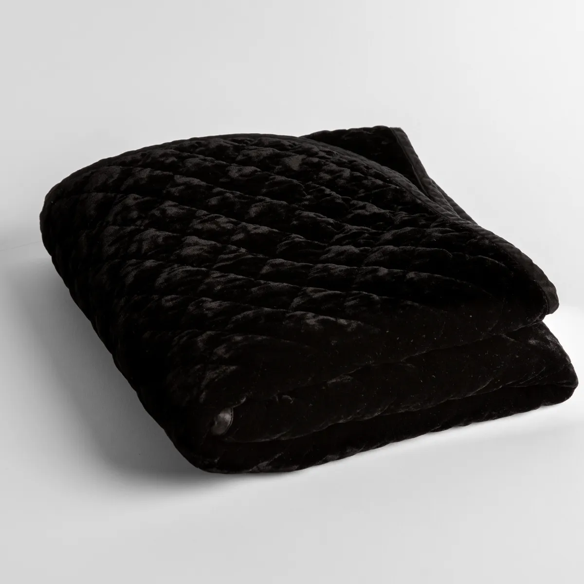 Silk Velvet Quilted Baby Blanket