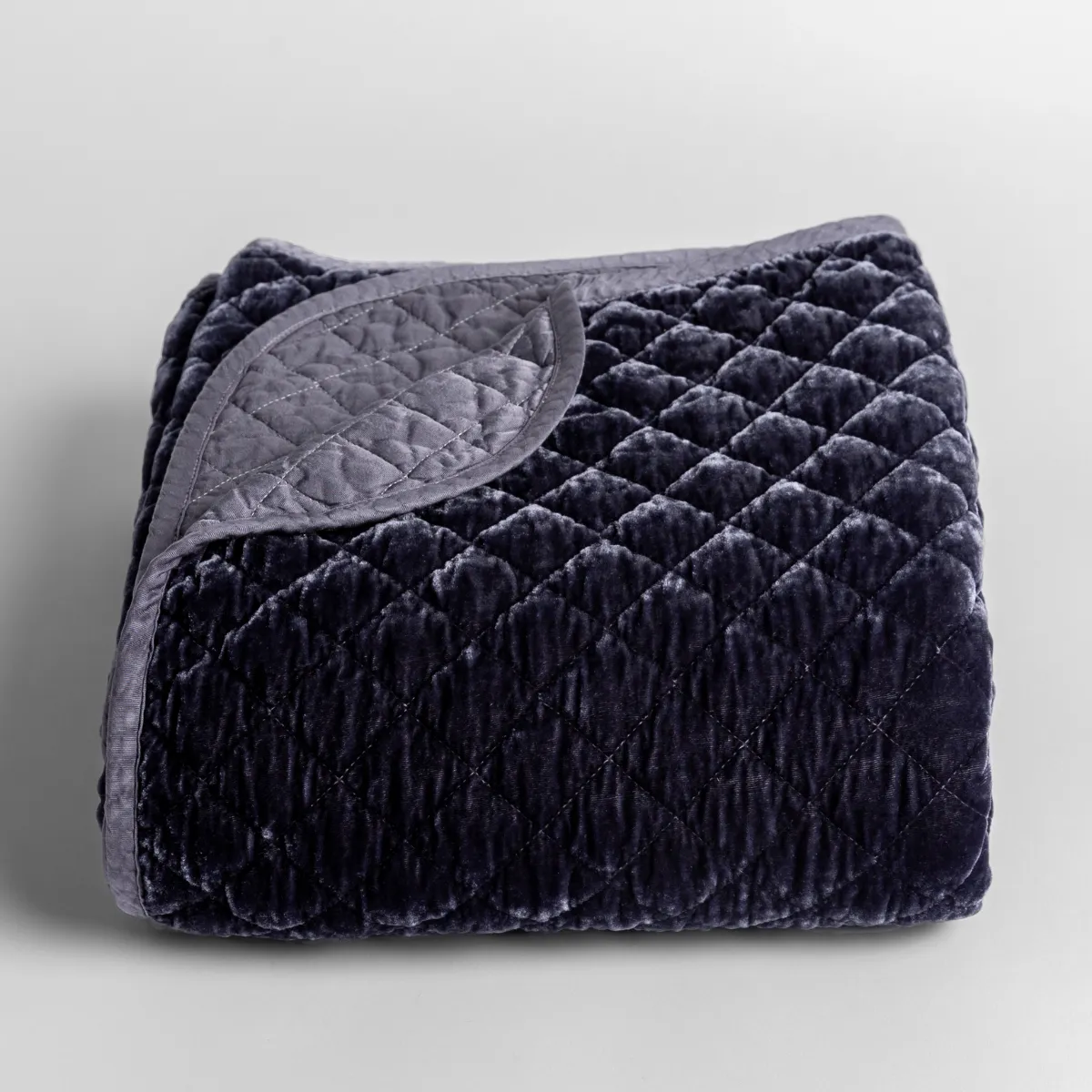 Silk Velvet Quilted Baby Blanket