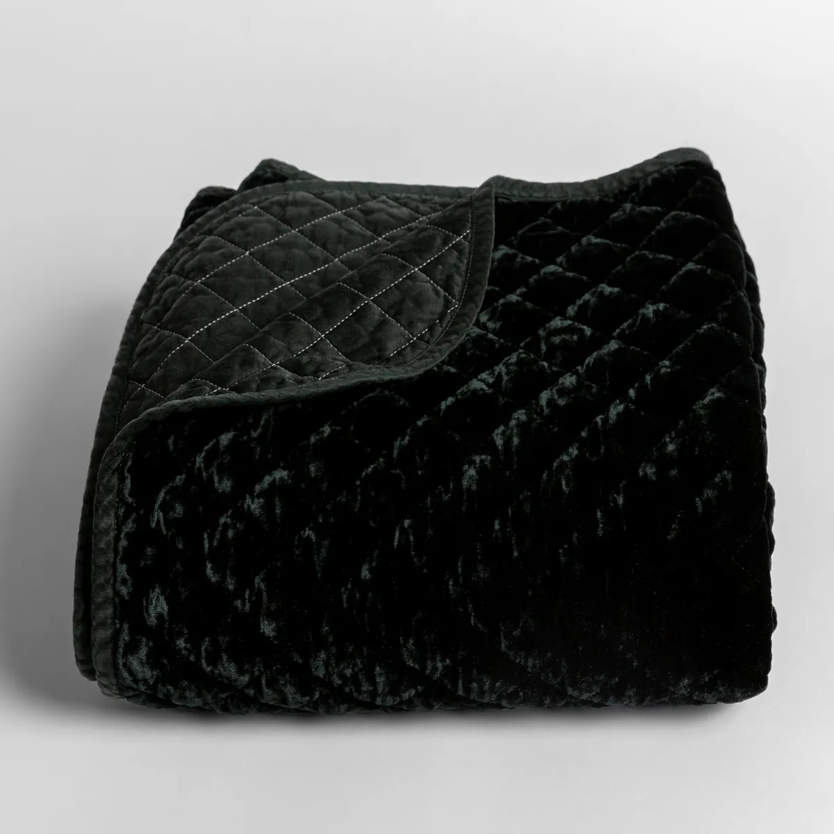 Silk Velvet Quilted Baby Blanket