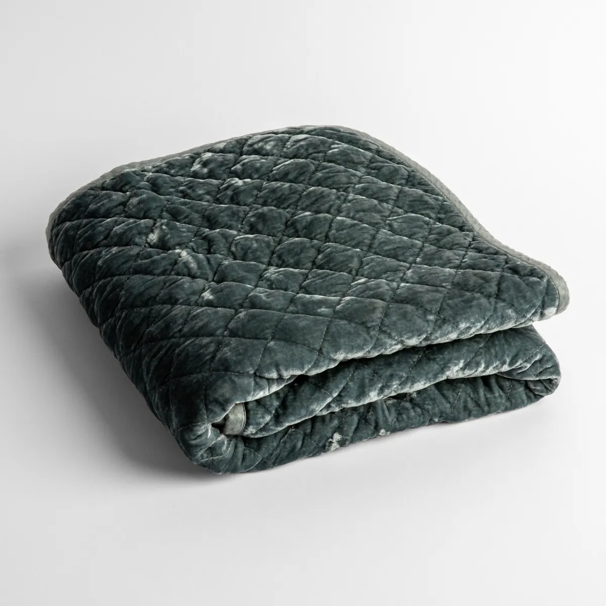 Silk Velvet Quilted Baby Blanket