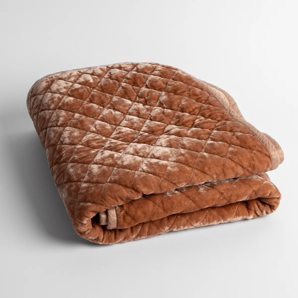 Silk Velvet Quilted Baby Blanket