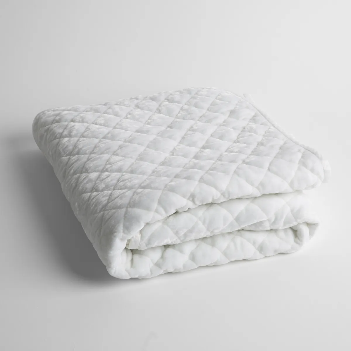 Silk Velvet Quilted Baby Blanket