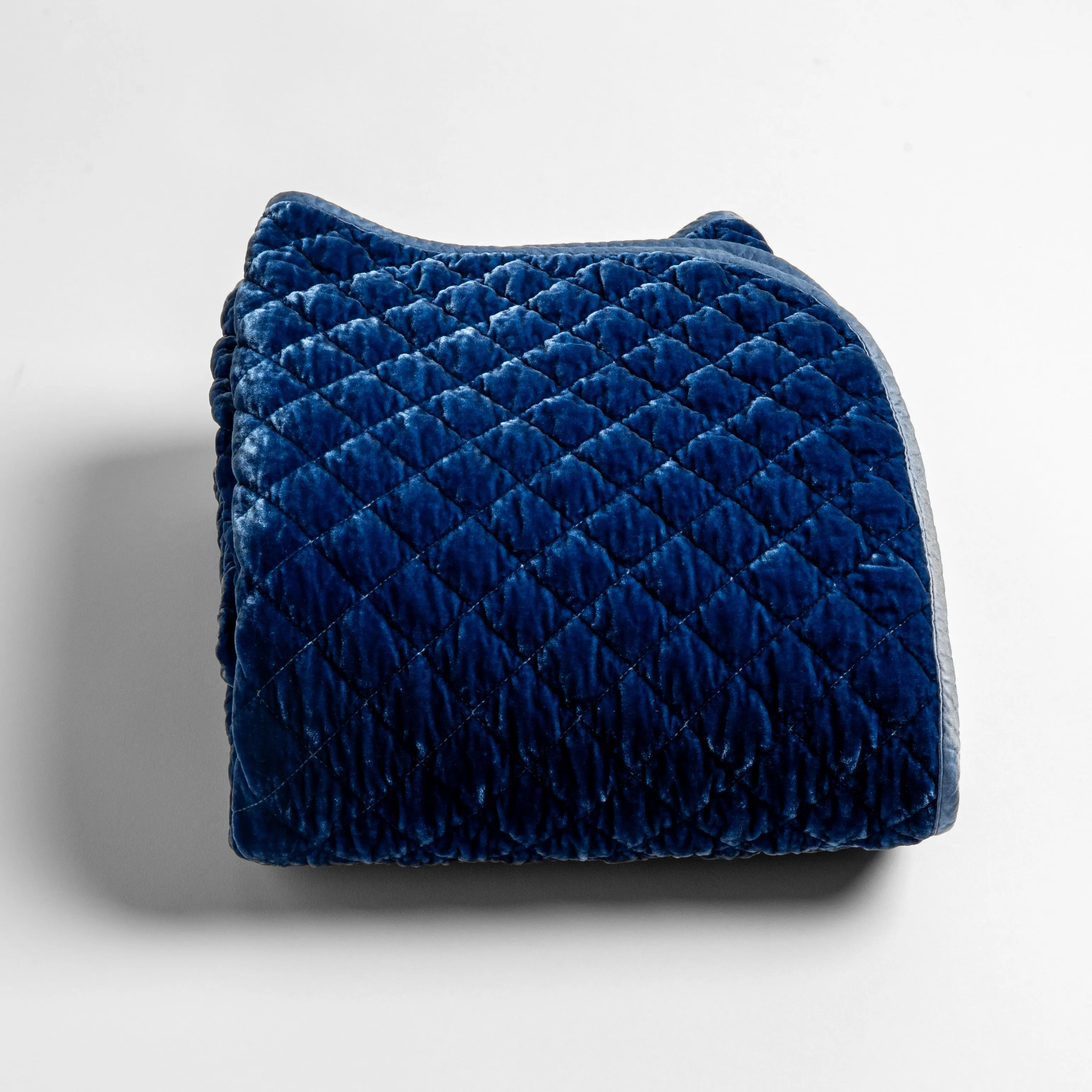 Silk Velvet Quilted Baby Blanket