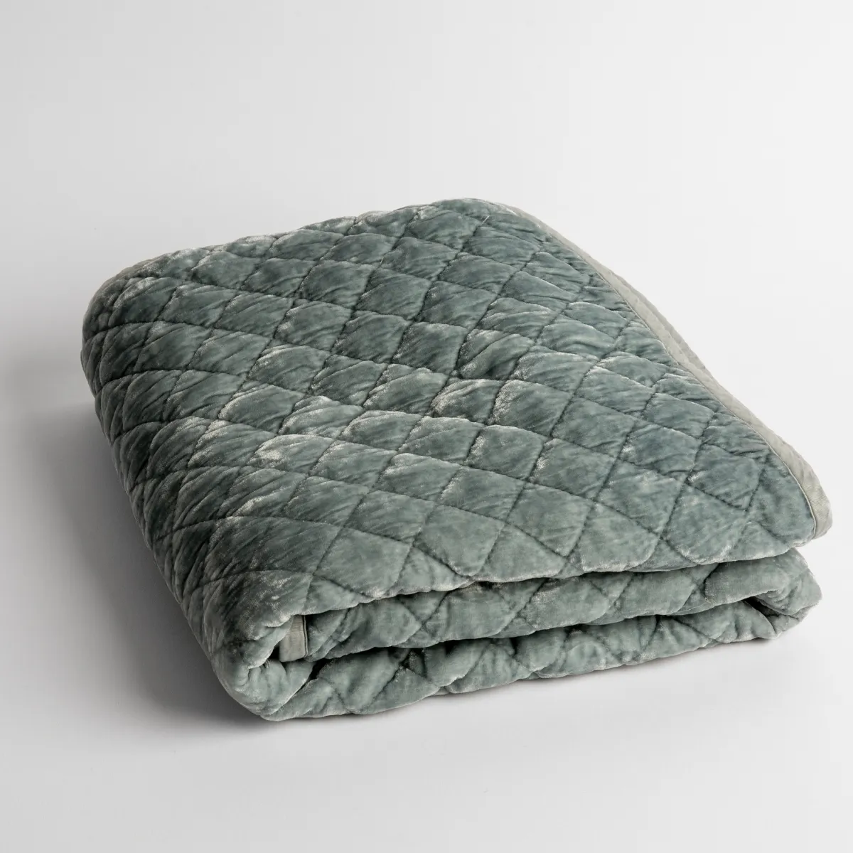 Silk Velvet Quilted Baby Blanket
