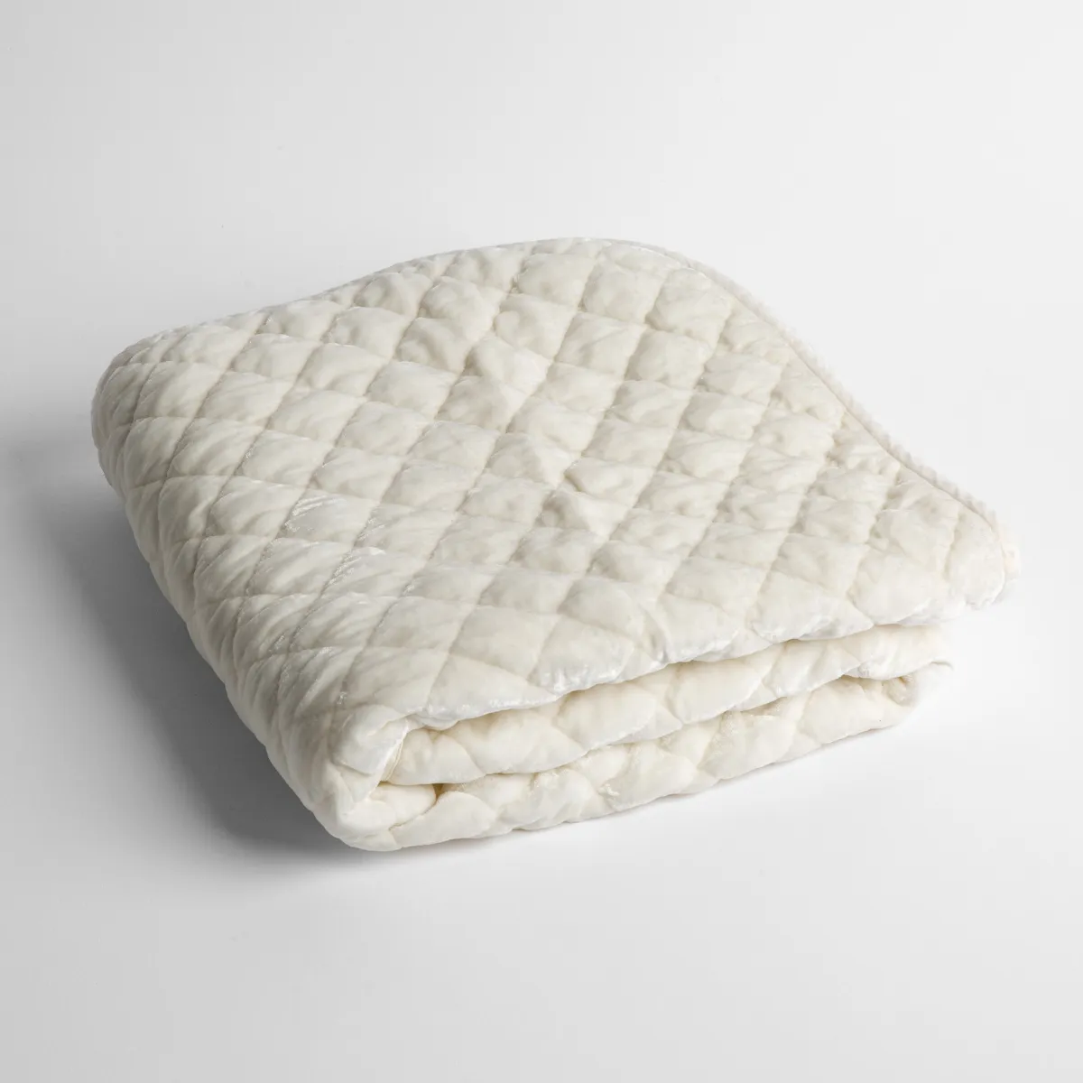 Silk Velvet Quilted Baby Blanket