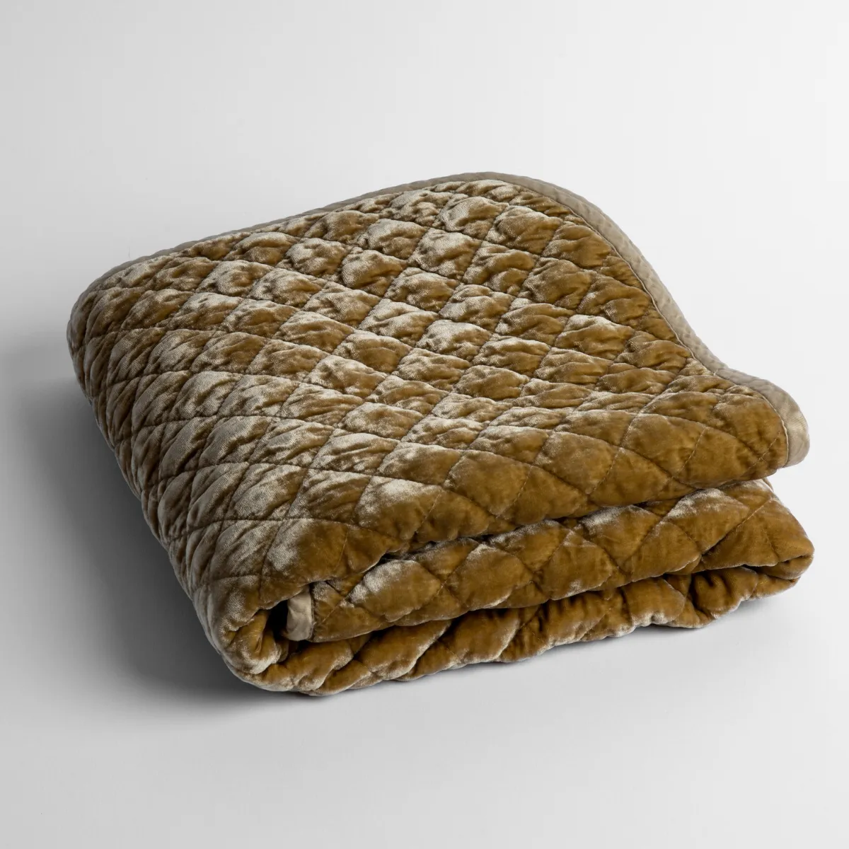 Silk Velvet Quilted Baby Blanket