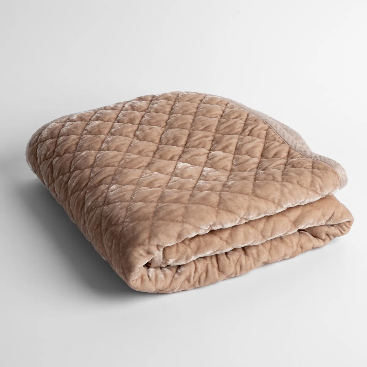 Silk Velvet Quilted Baby Blanket