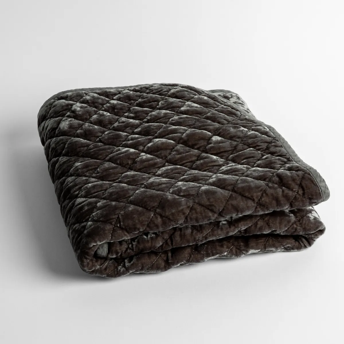 Silk Velvet Quilted Baby Blanket