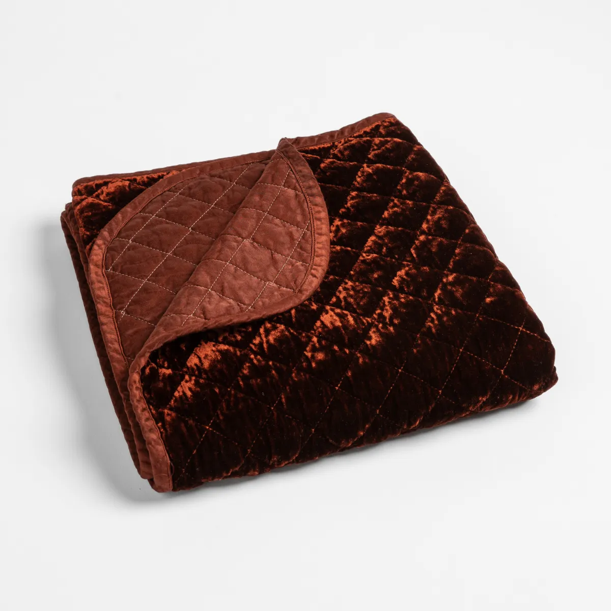 Silk Velvet Quilted Baby Blanket