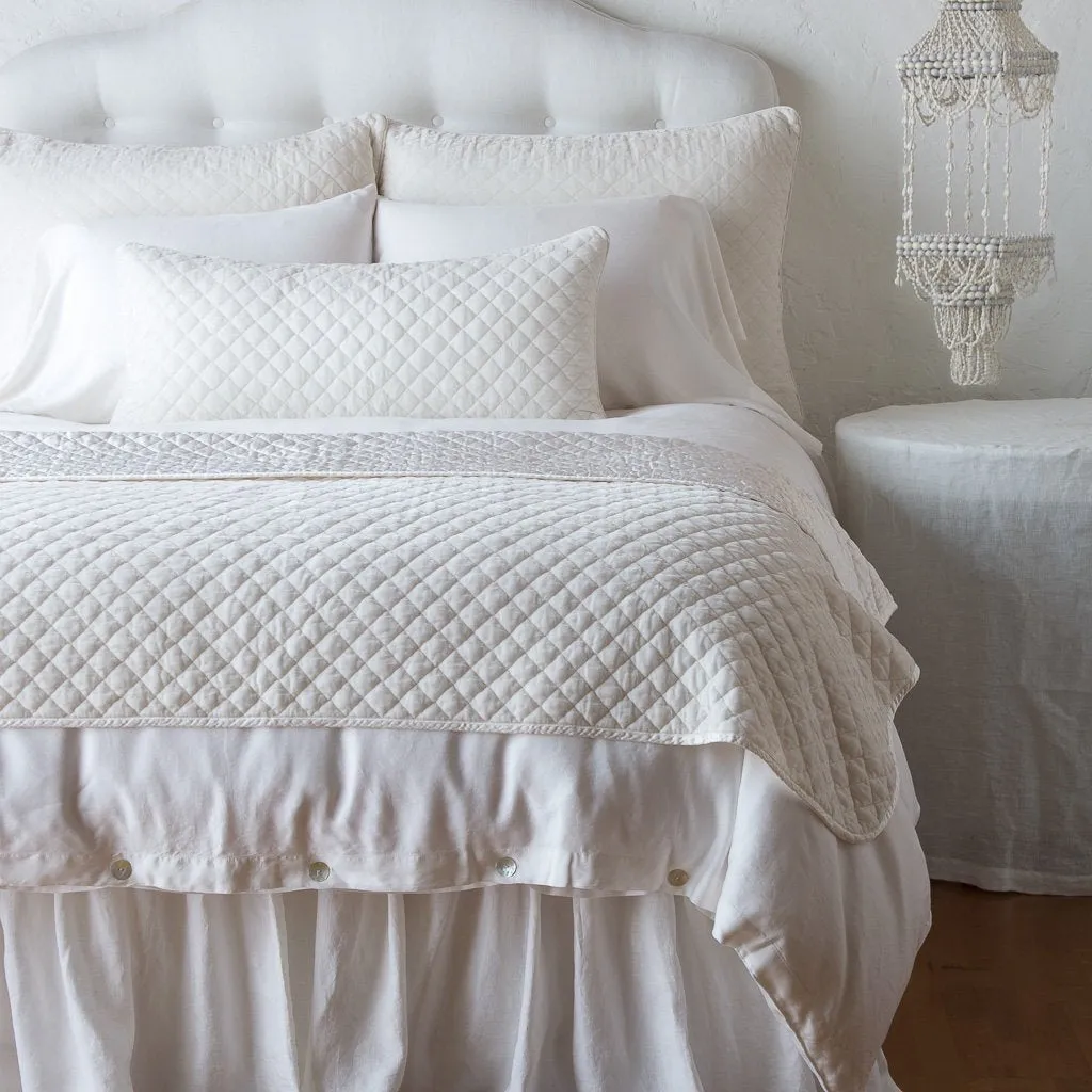 Silk Velvet Quilted Throw Blanket
