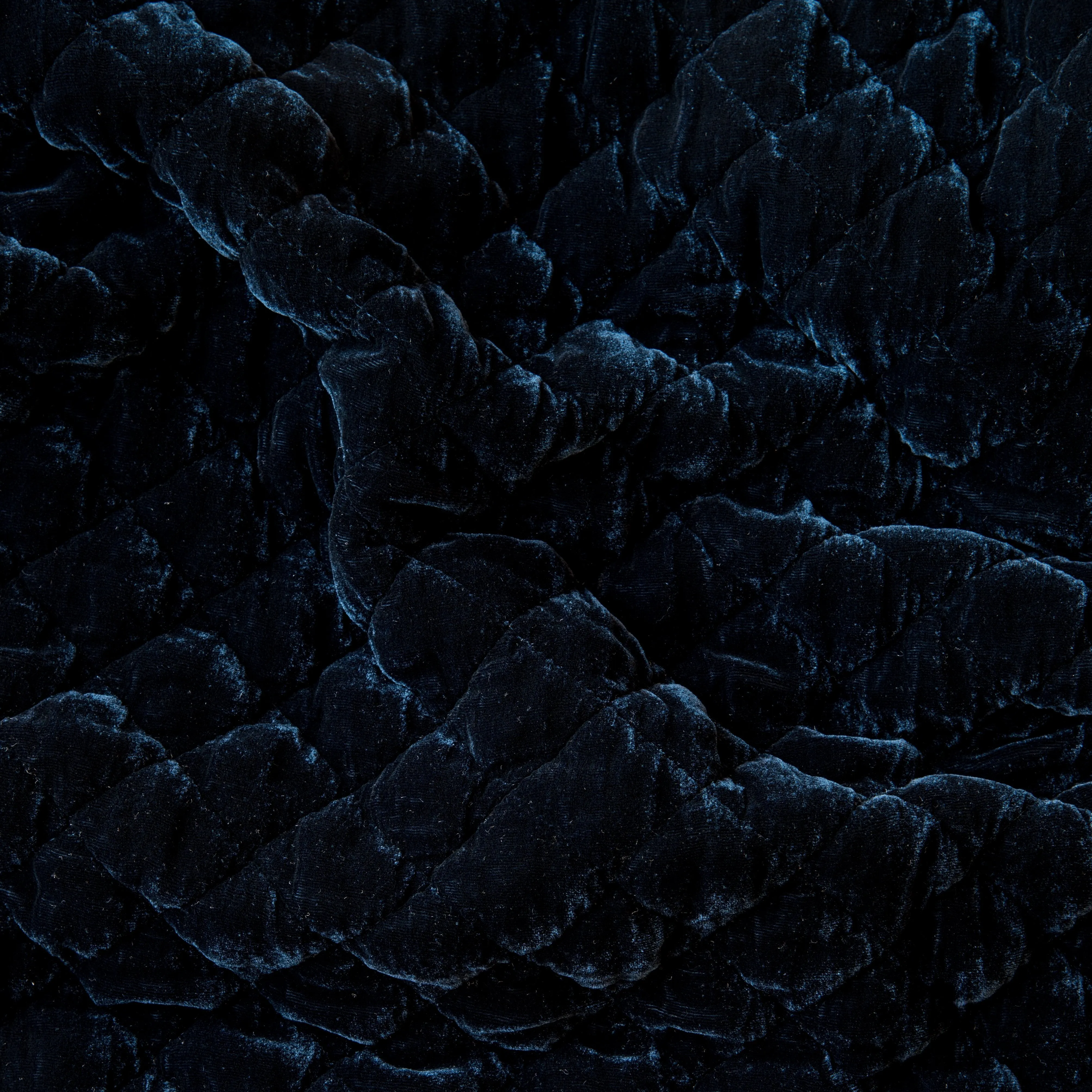 Silk Velvet Quilted Throw Blanket