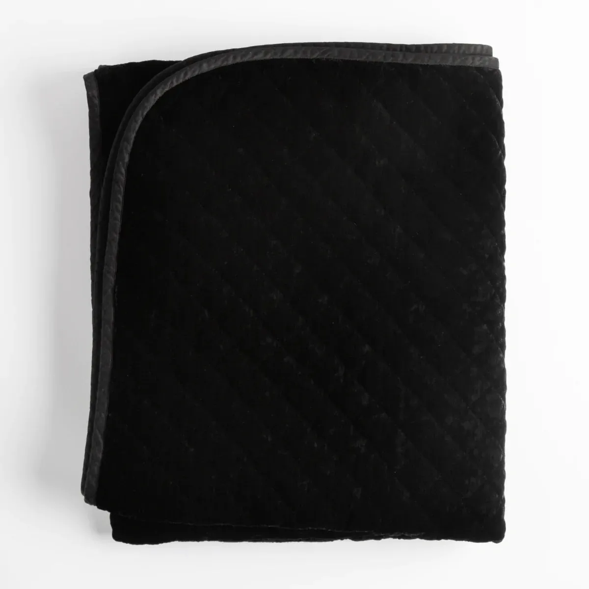 Silk Velvet Quilted Throw Blanket