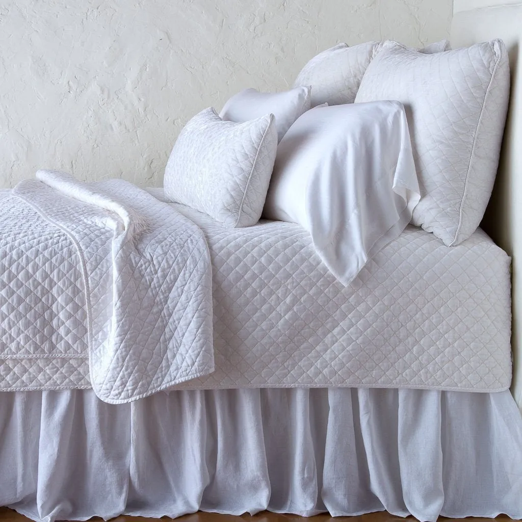Silk Velvet Quilted Throw Blanket