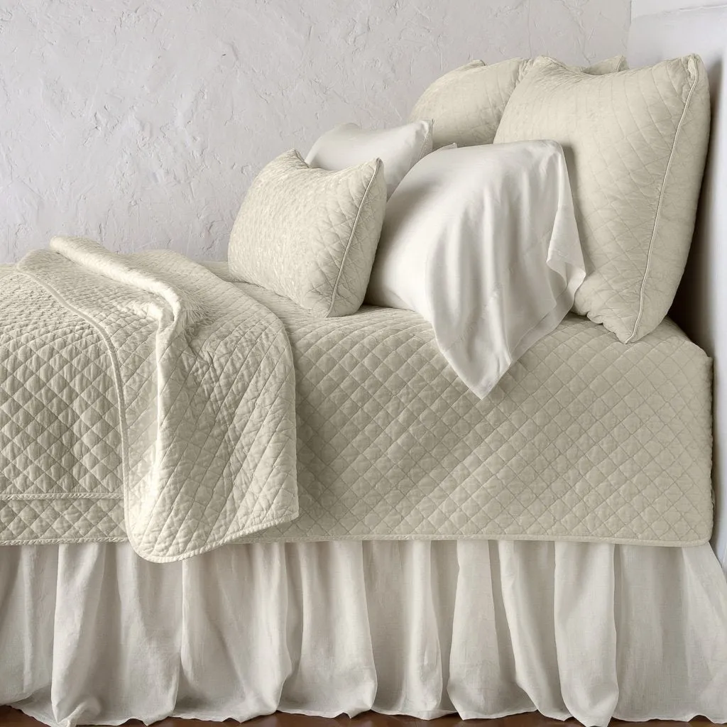 Silk Velvet Quilted Throw Blanket