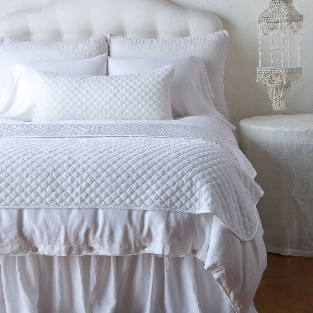 Silk Velvet Quilted Throw Blanket
