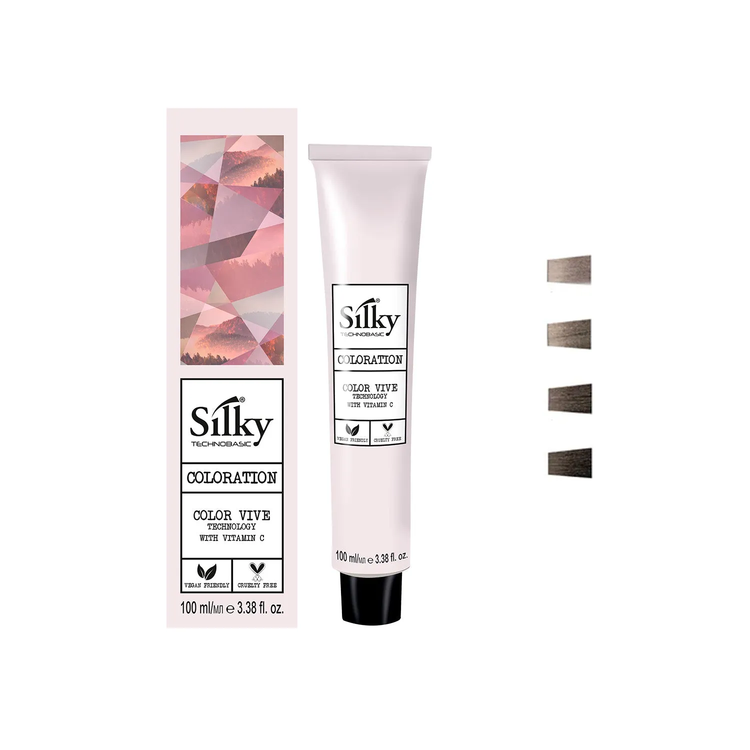 Silky - Coloration Cream - Cool Browns