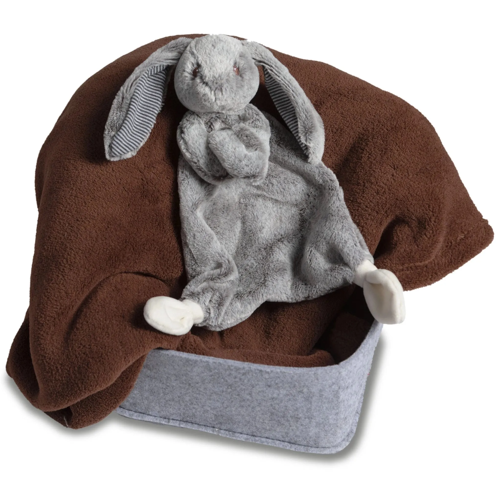 Silky Grey Bunny Lovey