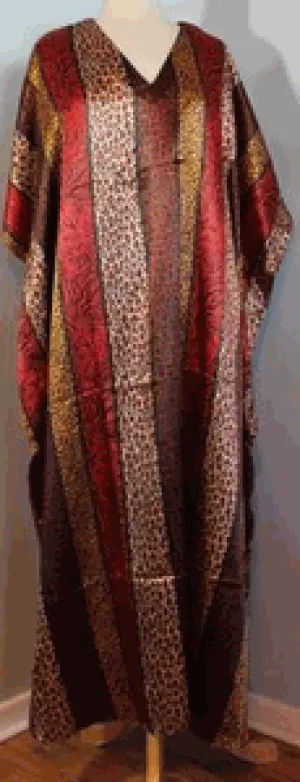 Silky Satiny Look Plus Size Kaftan Caftan One Size Fits Most
