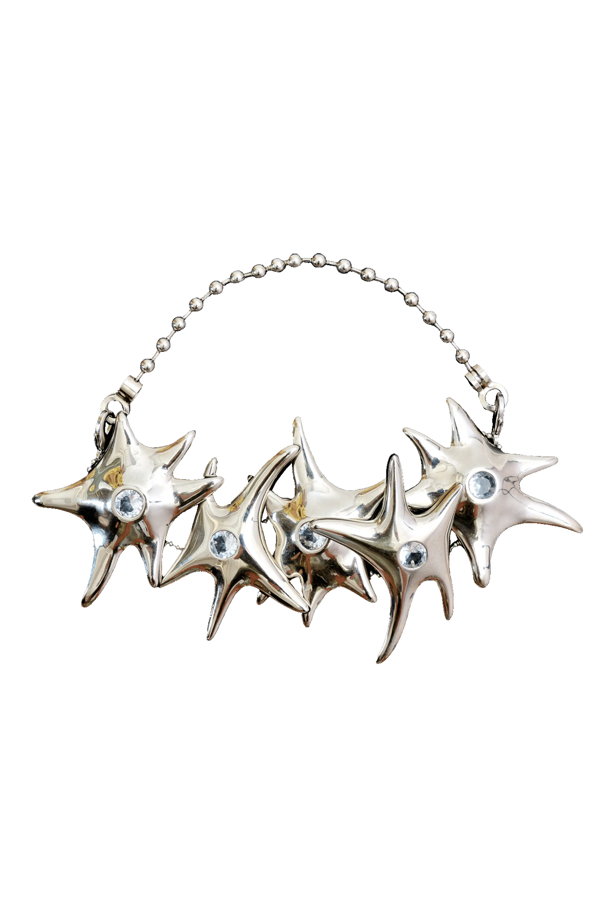 SILVER FULL STARRY CHOKER