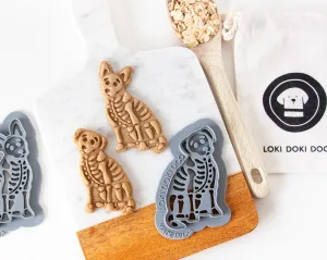 Skeleton Dog Shape Cookie Cutter (2 Styles Available)