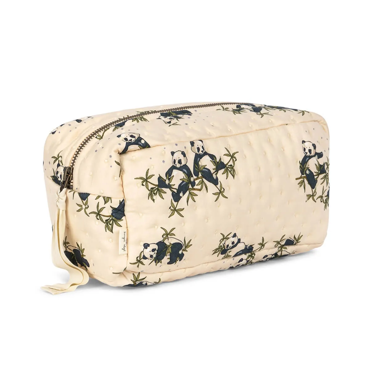 Small Quilted Toiletry Bag - Kleine gesteppte Wickeltasche / Kulturbeutel