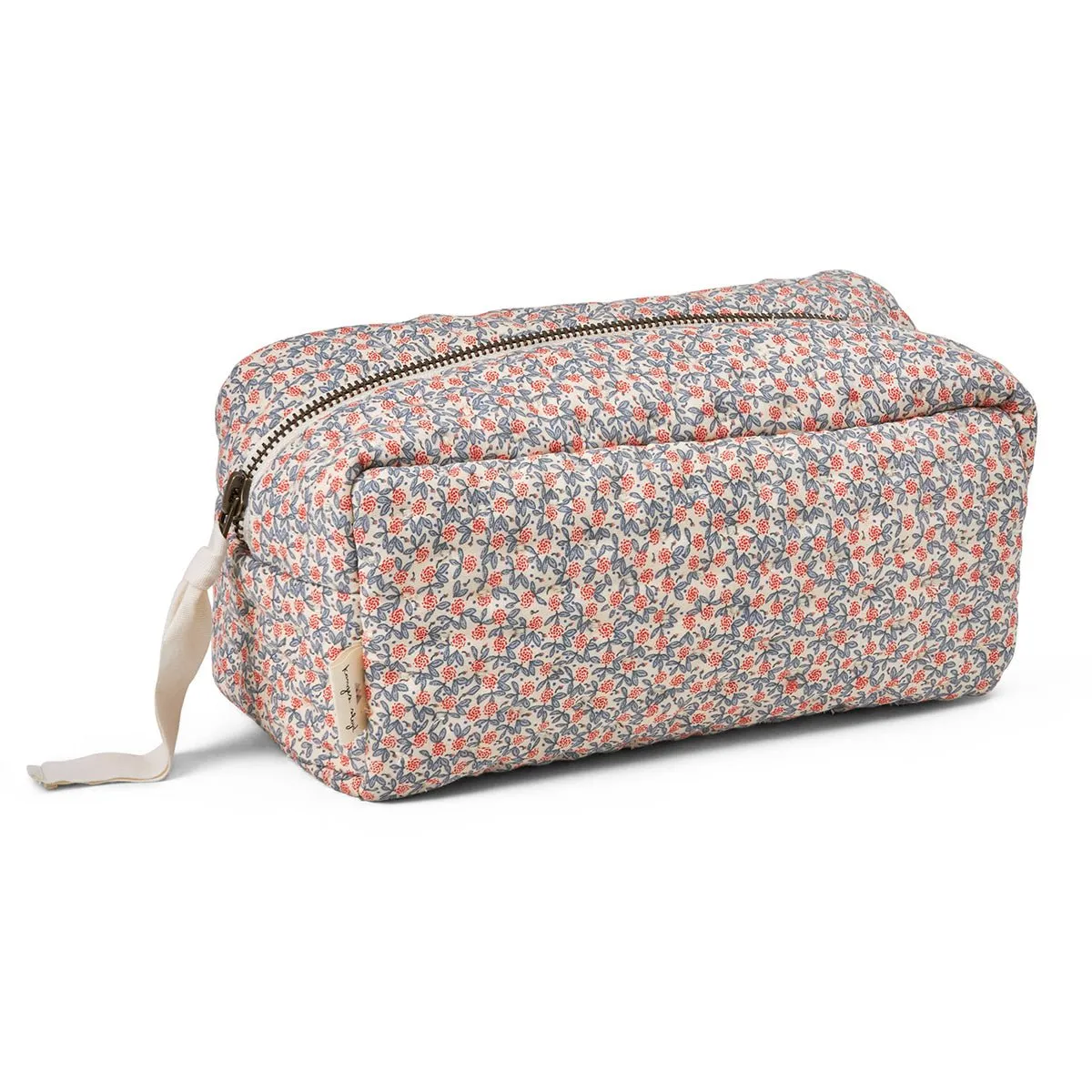 Small Quilted Toiletry Bag - Kleine gesteppte Wickeltasche / Kulturbeutel