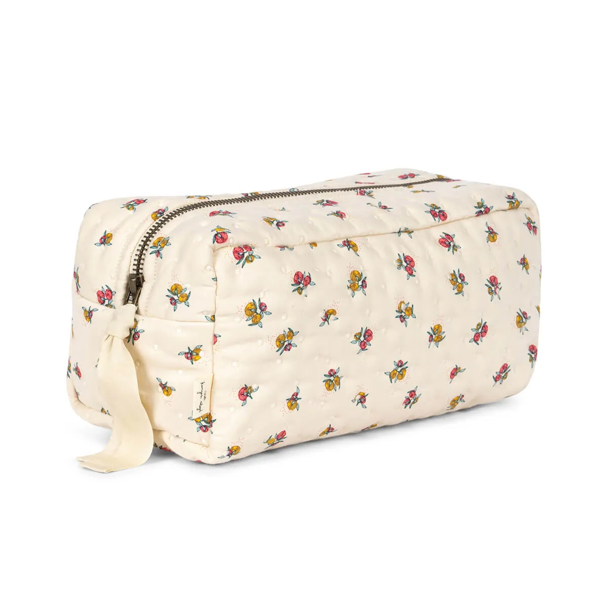 Small Quilted Toiletry Bag - Kleine gesteppte Wickeltasche / Kulturbeutel