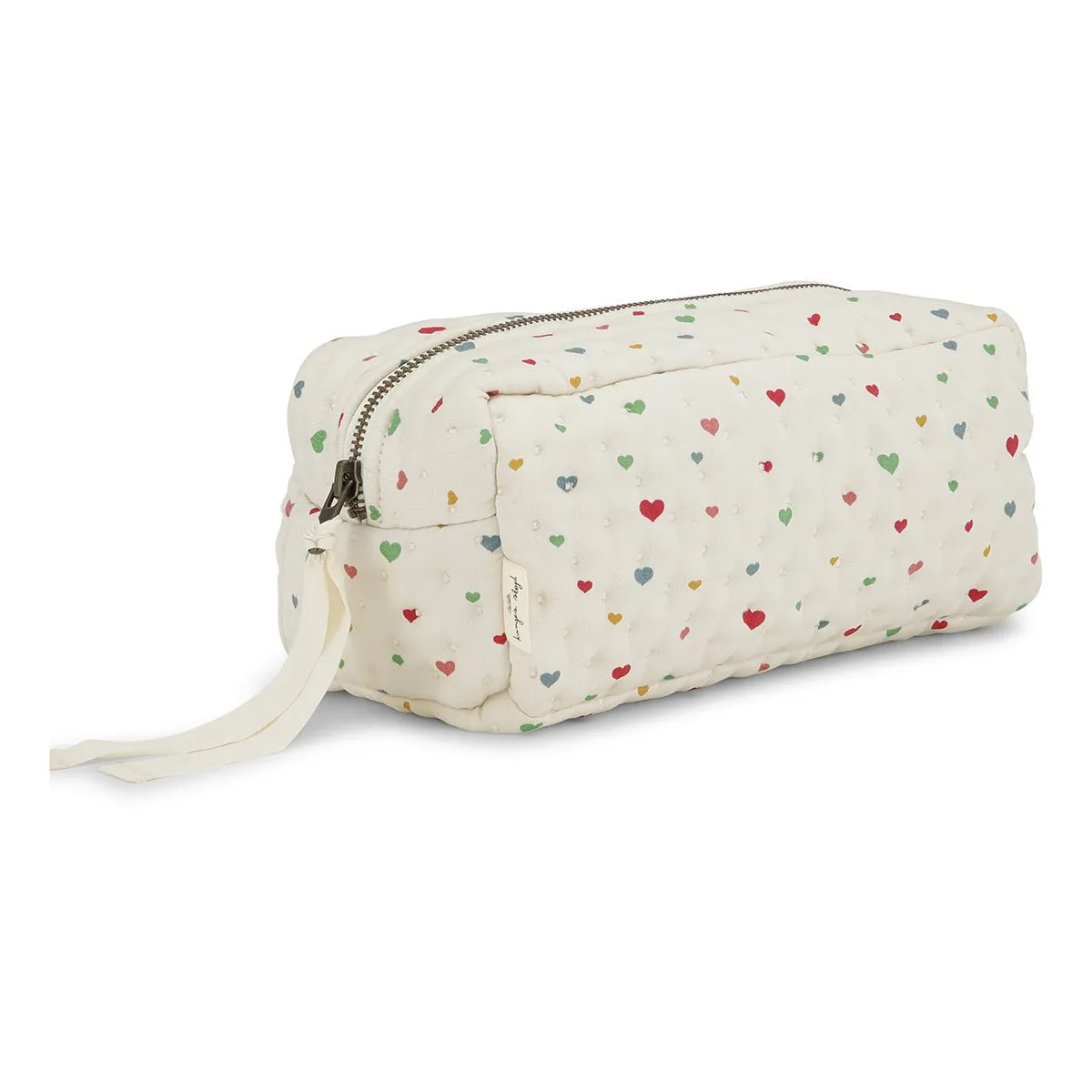 Small Quilted Toiletry Bag - Kleine gesteppte Wickeltasche / Kulturbeutel