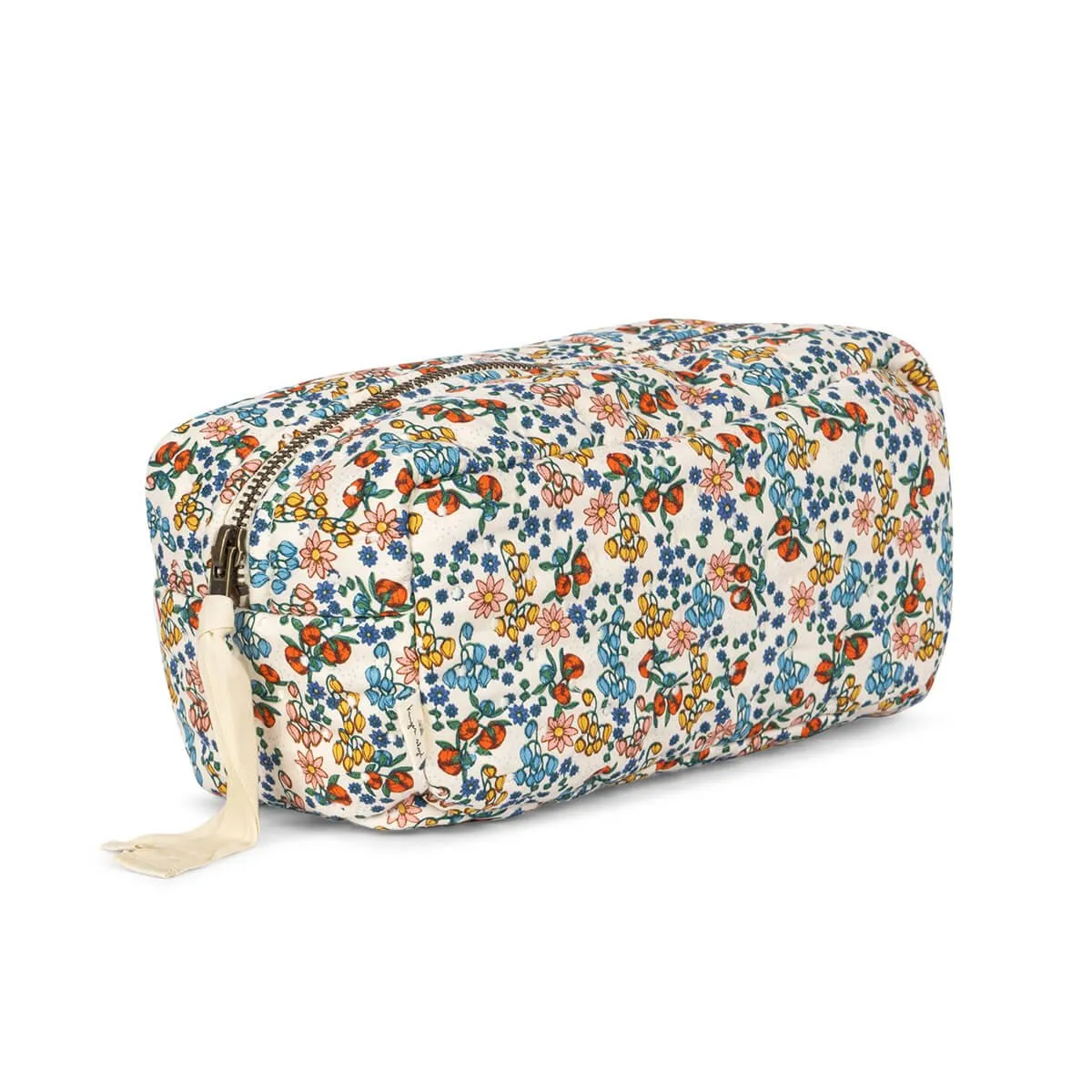 Small Quilted Toiletry Bag - Kleine gesteppte Wickeltasche / Kulturbeutel