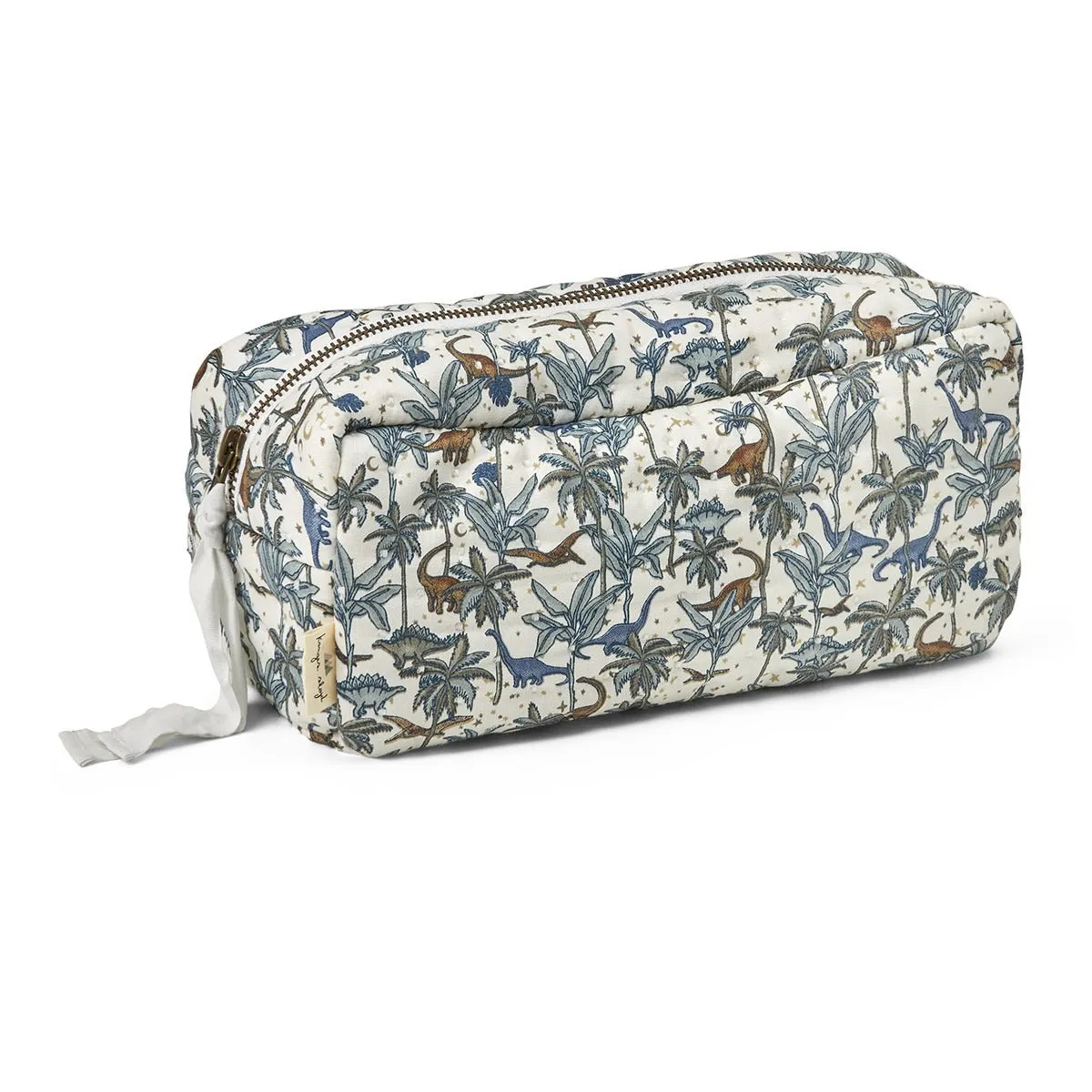 Small Quilted Toiletry Bag - Kleine gesteppte Wickeltasche / Kulturbeutel