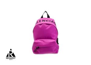 Small Wheel Logo Backpack "Purple"
