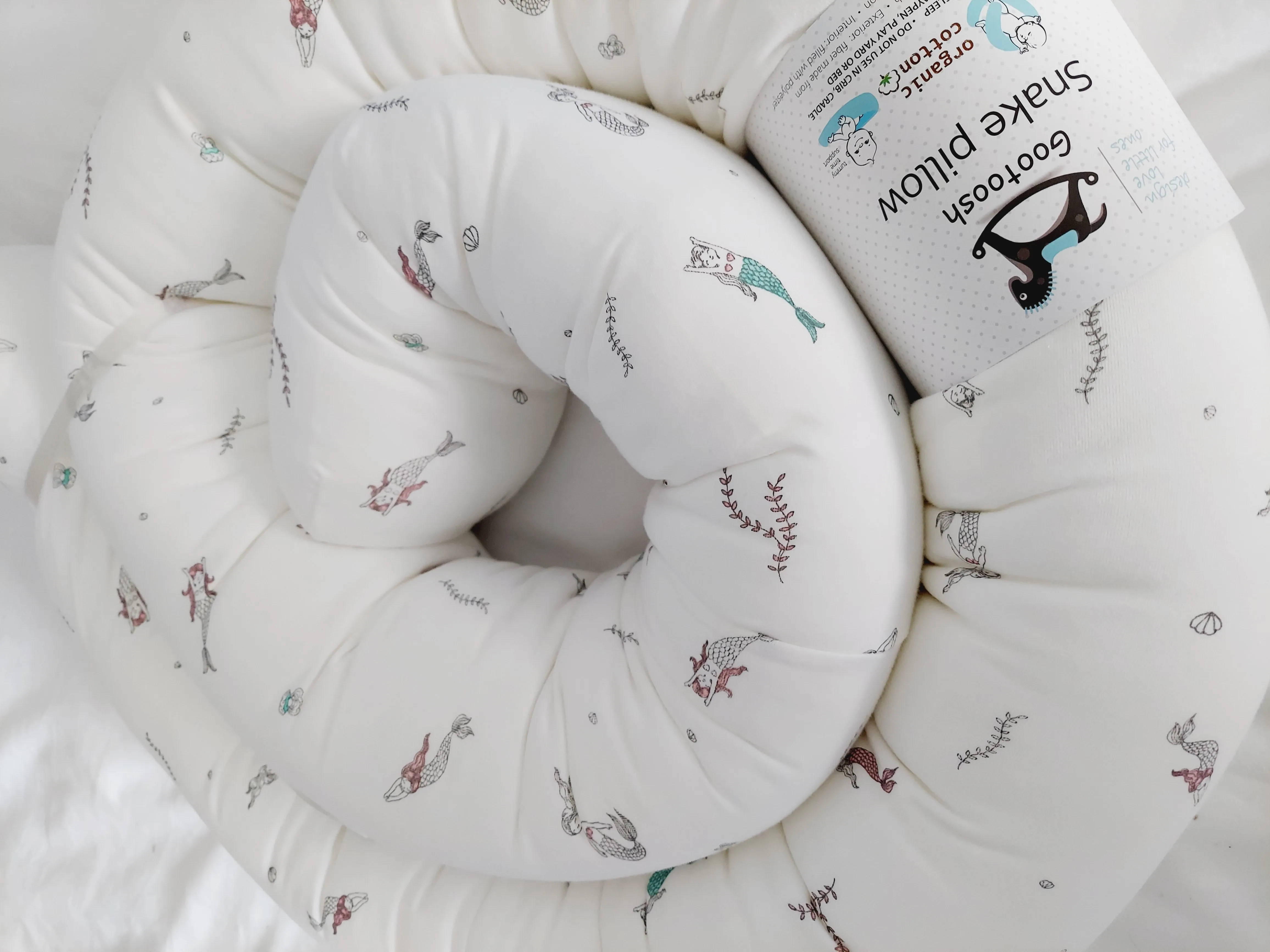 Snake Pillow- modern bumper
