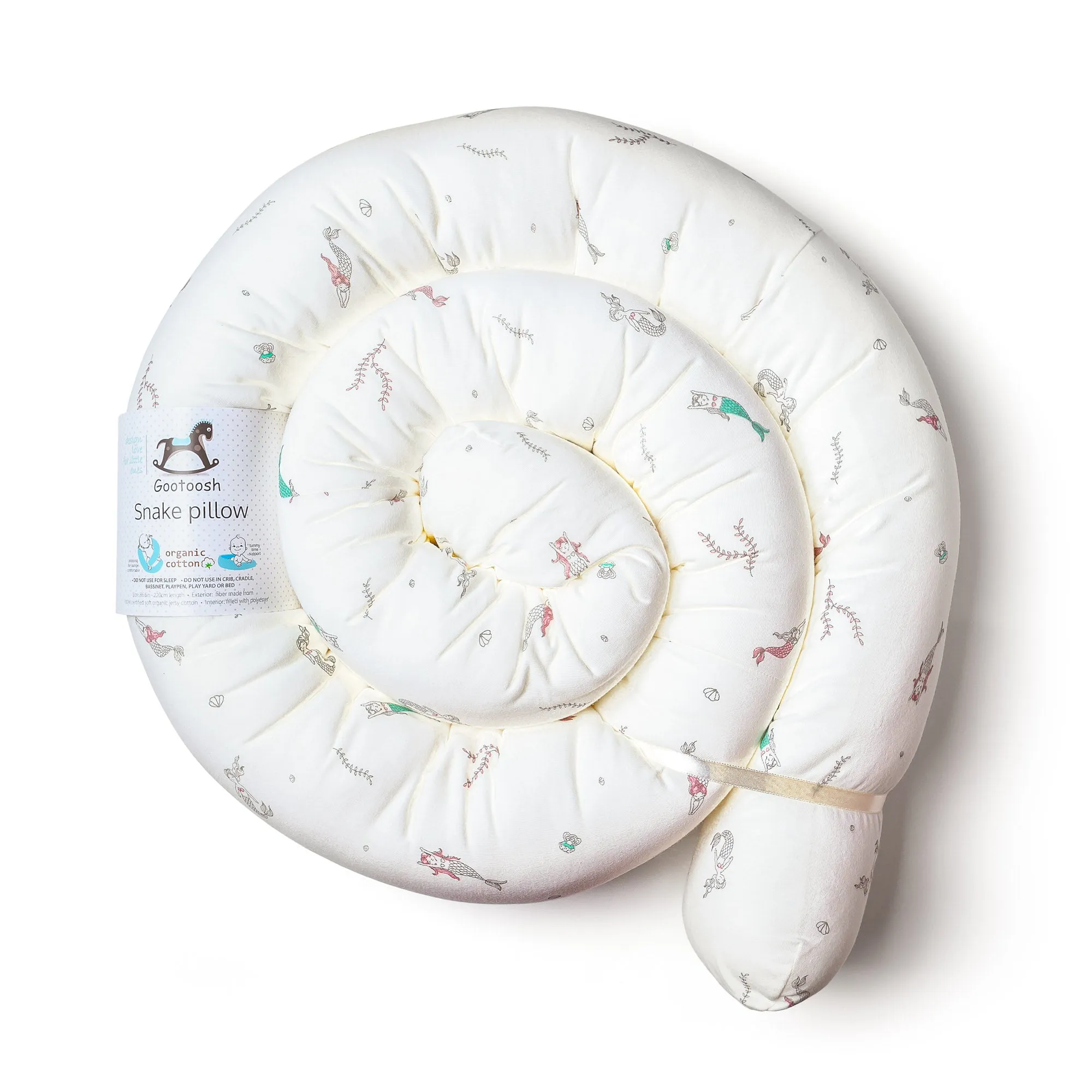 Snake Pillow- modern bumper