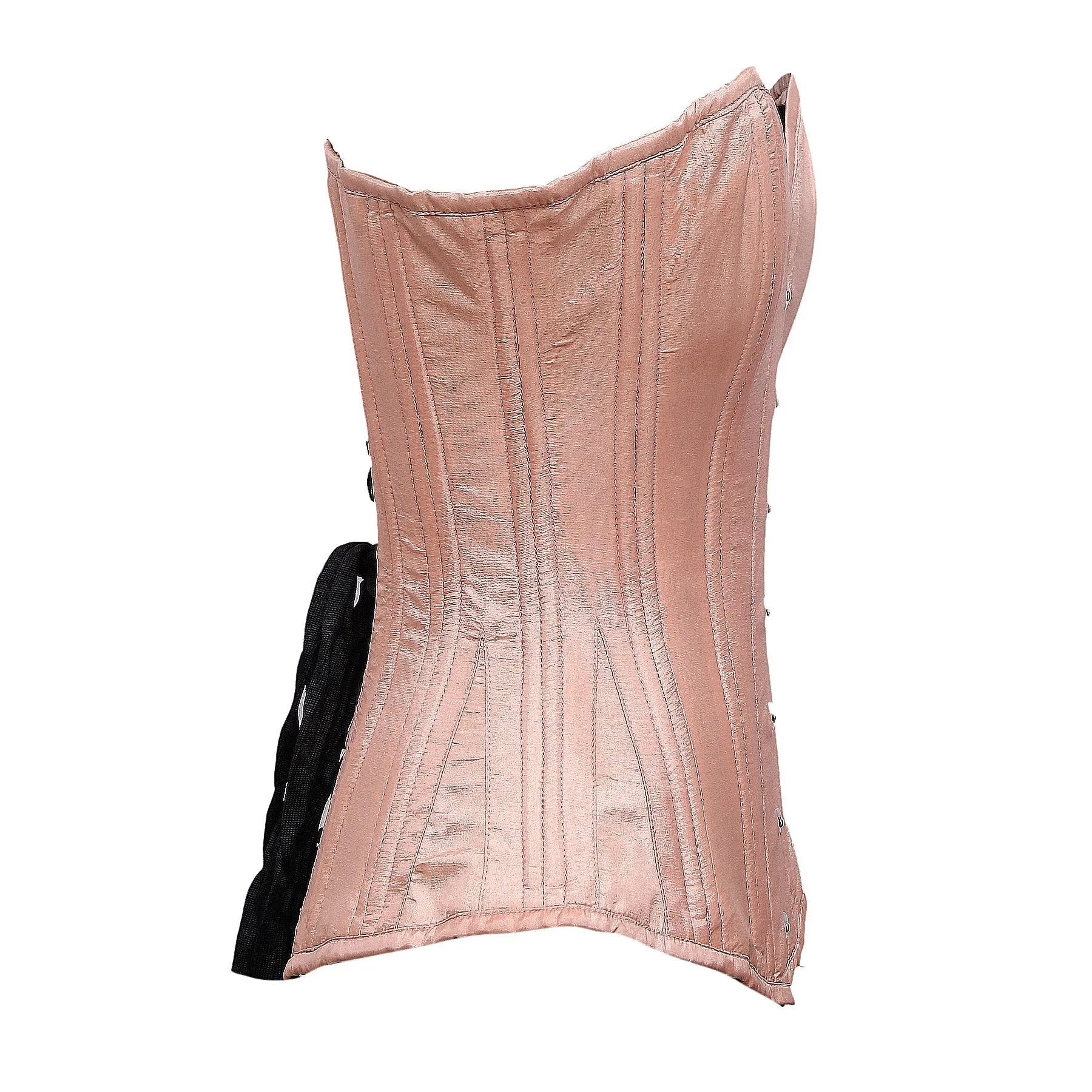 Snow Taffeta Waist Training Longline Corset