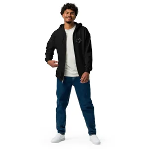 SO ELEPHANT MEN'S HEAVY BLEND ZIP UP/ EMBROIDERED FRONT
