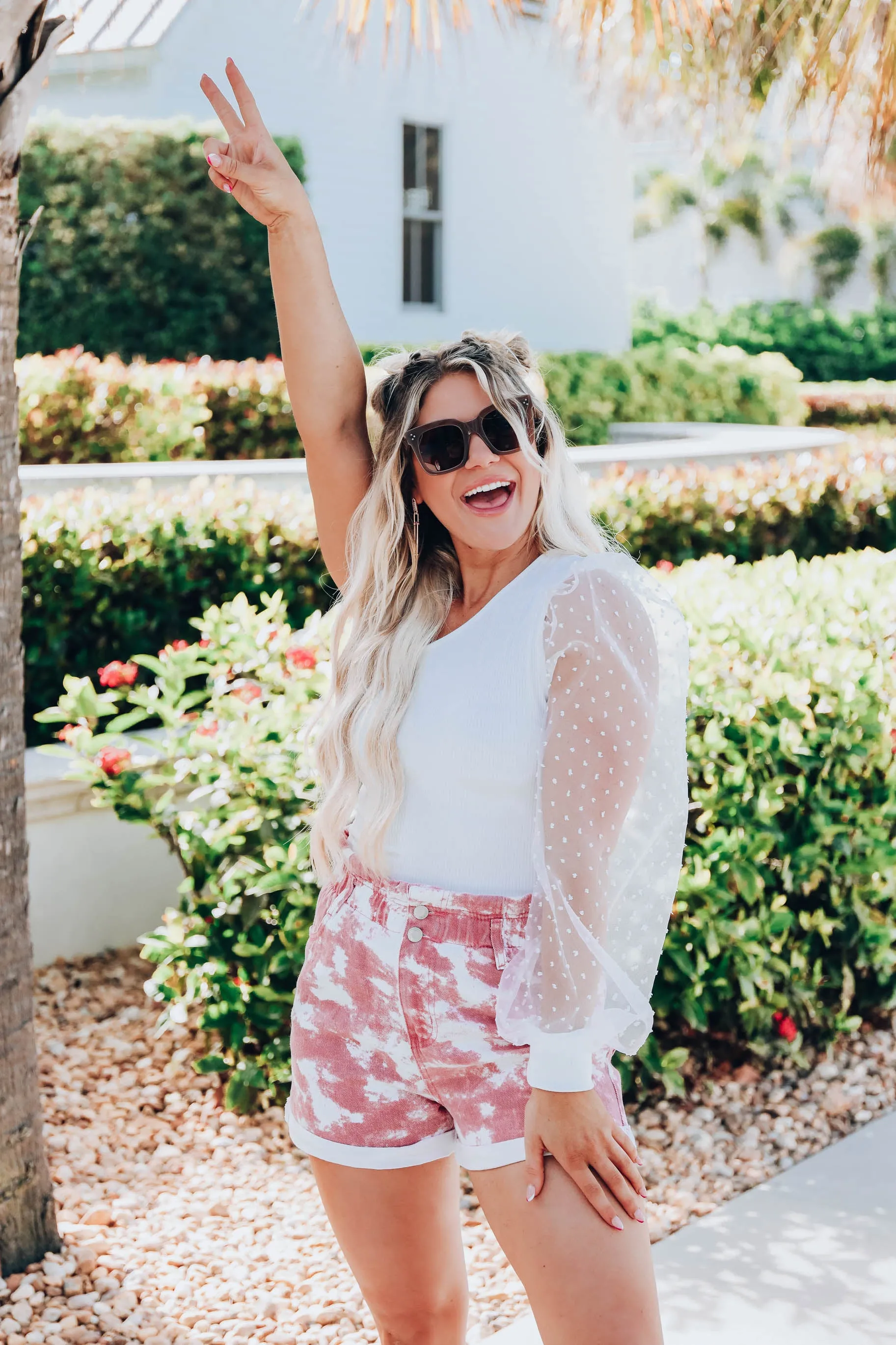 SoCal Acid Wash Denim Shorts